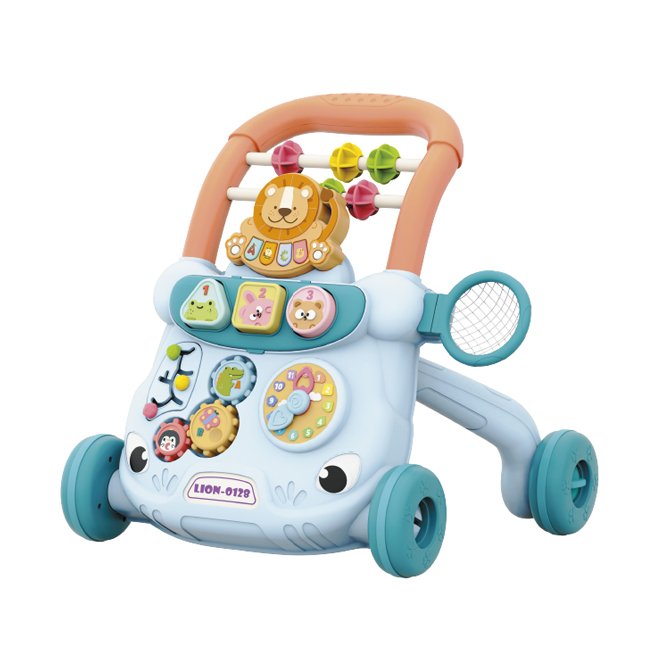 Baby Walker, Baby Loopwagen, Baby Walker met speelbord Blauw