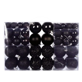 Kerstballen 100 stuks Zwart