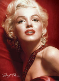 Marilyn Monroe Red Portrait 1000 stukjes