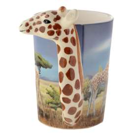 Keramiek mok Giraffe Savanne vlakte