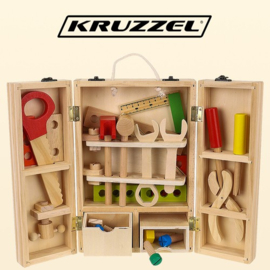 Houten Gereedschapskist 30 delig