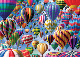 Double-Trouble Puzzle - Balloons Dubbelzijdige Puzzel Luchtballonnen