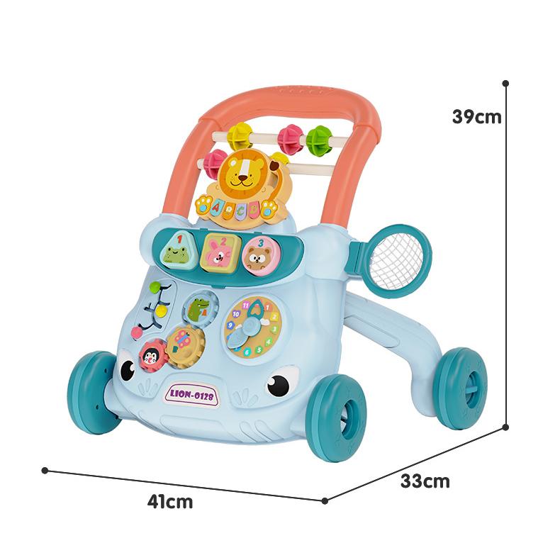 Baby Walker, Baby Loopwagen, Baby Walker met speelbord Roze