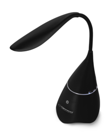 Esperanza Bureaulamp met ingebouwde bluetooth speaker EP151K Zwart