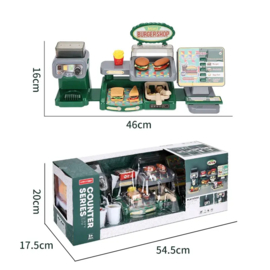 Burger Bar, Hamburger Bar, Burger Shop, Fastfood Restaurant