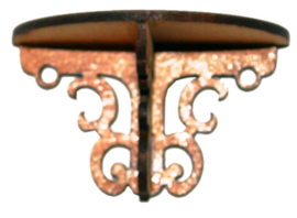 A113 Half ronde wandtafel