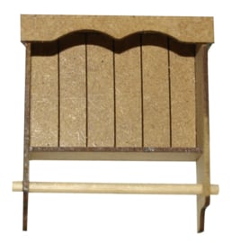 A014 Klein hangkastje met rekje