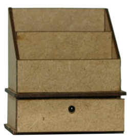 A162 tijdschriftenbakje  of bakje met een lade
