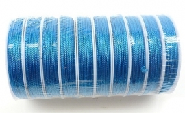 Zijdedraad Blauw. 1.8 mm. per rol