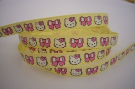 Hello Kitty band GEEL / ROZE € 0,85 p.m