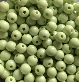 13. Pastel groen. 8 mm. 25 voor