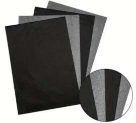 Carbon/transferpapier. 5 stuks