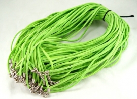 Suede ketting Groen