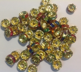 Goud Mix. 8 mm 10 voor