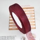 Organza lint  Aubergine  20 mm