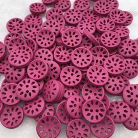 Donker roze. 15 mm