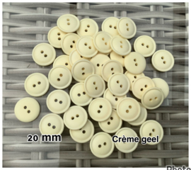 Crème geel 20 mm