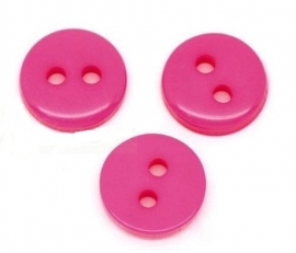 Fuchsia knoopje 9 mm