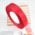 Organza lint  Rood  20 mm