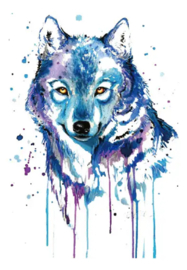 Wolf blauw tinten