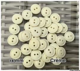 Crème. 18 mm