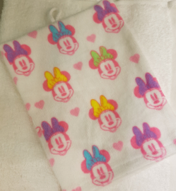 Handdoek met naam en minie washandje