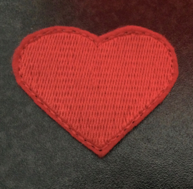 Rood hart /5.5x4.5 cm