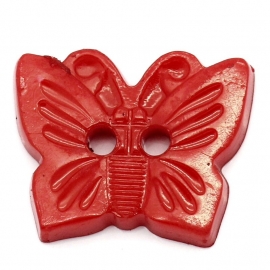 Vlinder Rood.  16 mm