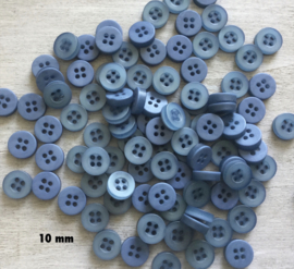 6. Blauw knoopje 10 mm