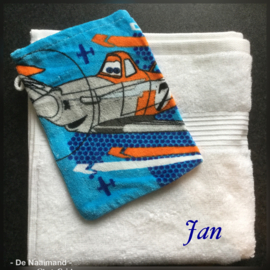 Handdoek met Disney vliegtuig