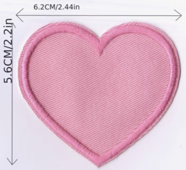 ♥️ roze 5.5x6 cm