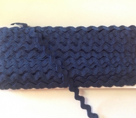 Zigzagband  Blauw  per meter