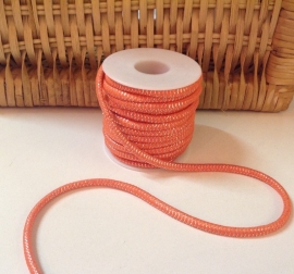 Elastisch koord  Oranje  4 mm /  50 cm voor