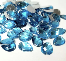 14 x10 mm blauw. 20 voor €0,75