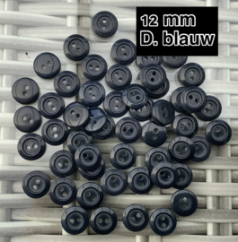 Donkerblauw 12 mm 10 voor €1,00