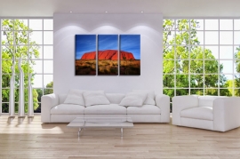 Canvas Schilderij Ayers Rock