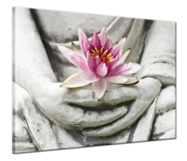 Lotusbloem boeddha (eenluik)