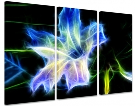 Wanddecoratie Neon Bloem