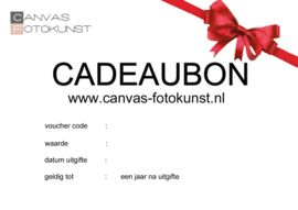 Geschenkgutschein Canvas Fotokunst