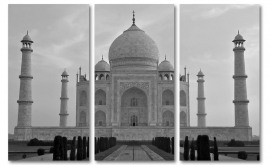 Taj Mahal zwartwit