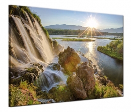 Canvas Waterval Snake Rivier