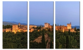 Canvas Schilderij Alhambra