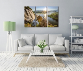 Canvas Waterval Snake Rivier
