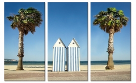 Leinwandbild Sommer in Frankreich