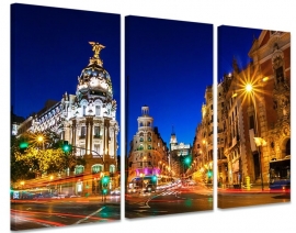 Canvas Madrid by Night