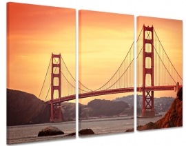 Golden Gate Bridge II op canvas