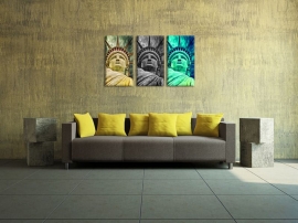 Statue of Liberty triptych