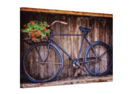 Retro fiets: canvas doek