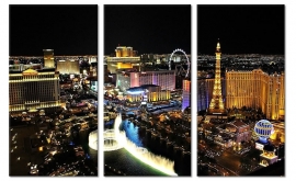 Schilderij Las Vegas by Night