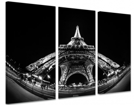 Zwart Wit Schilderij Eiffeltoren